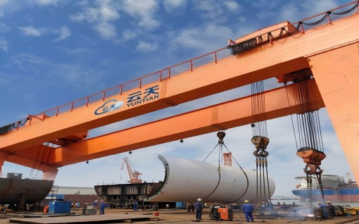 Double girder gantry cranes for shipyards.jpg Double girder gantry cranes for shipyards.jpg